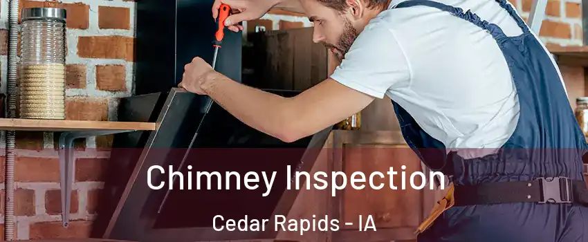  Chimney Inspection Cedar Rapids - IA