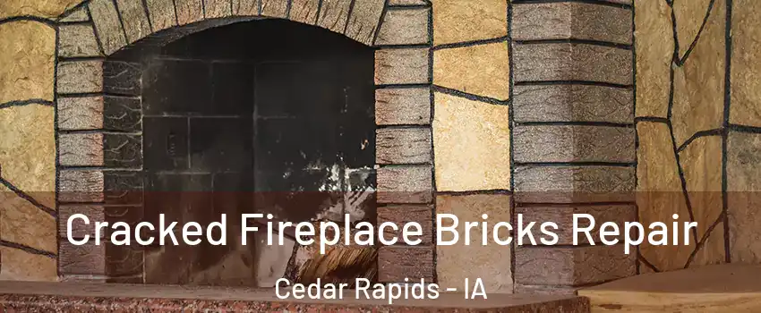  Cracked Fireplace Bricks Repair Cedar Rapids - IA