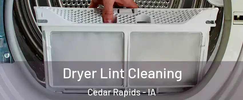  Dryer Lint Cleaning Cedar Rapids - IA