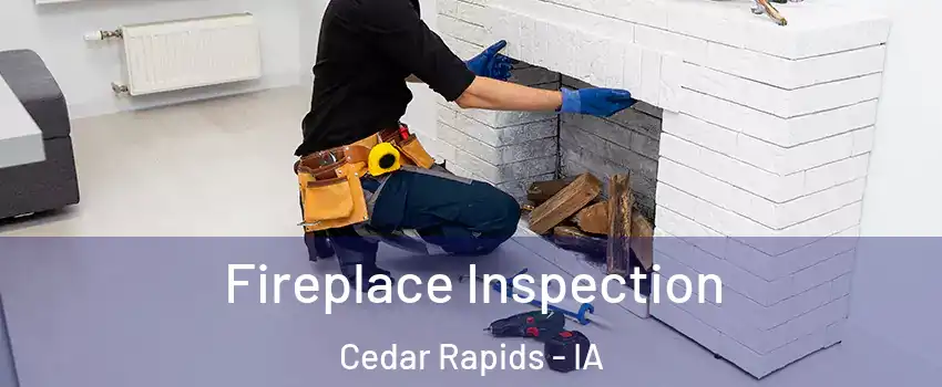  Fireplace Inspection Cedar Rapids - IA