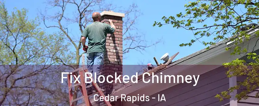  Fix Blocked Chimney Cedar Rapids - IA