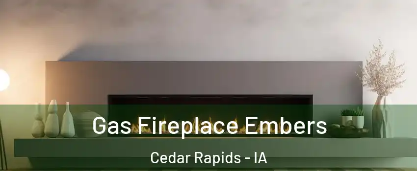  Gas Fireplace Embers Cedar Rapids - IA
