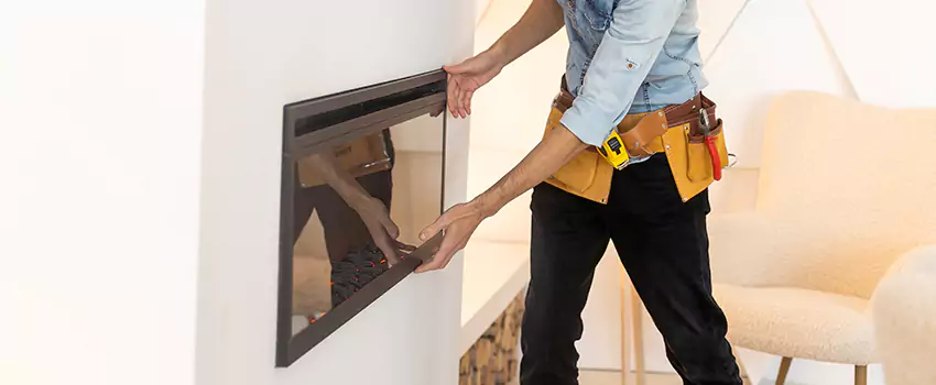 Metal Fireplace Installation in Cedar Rapids, Iowa
