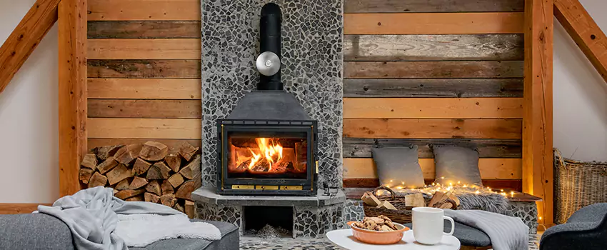 Thelin Hearth Products Direct Vent Gas Stove Fireplace Inspection in Cedar Rapids, Iowa