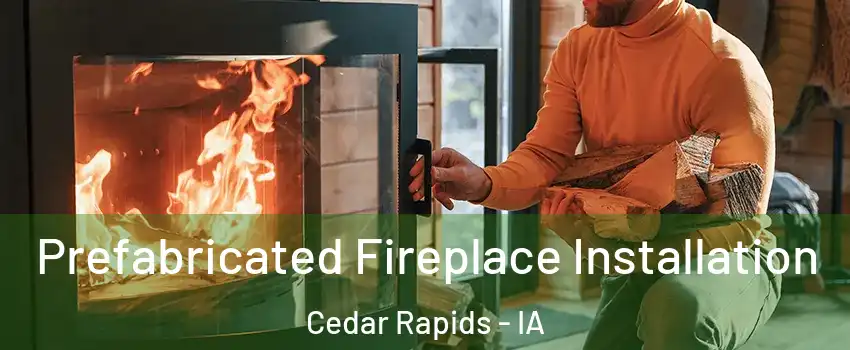  Prefabricated Fireplace Installation Cedar Rapids - IA